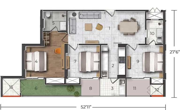 3 BHK